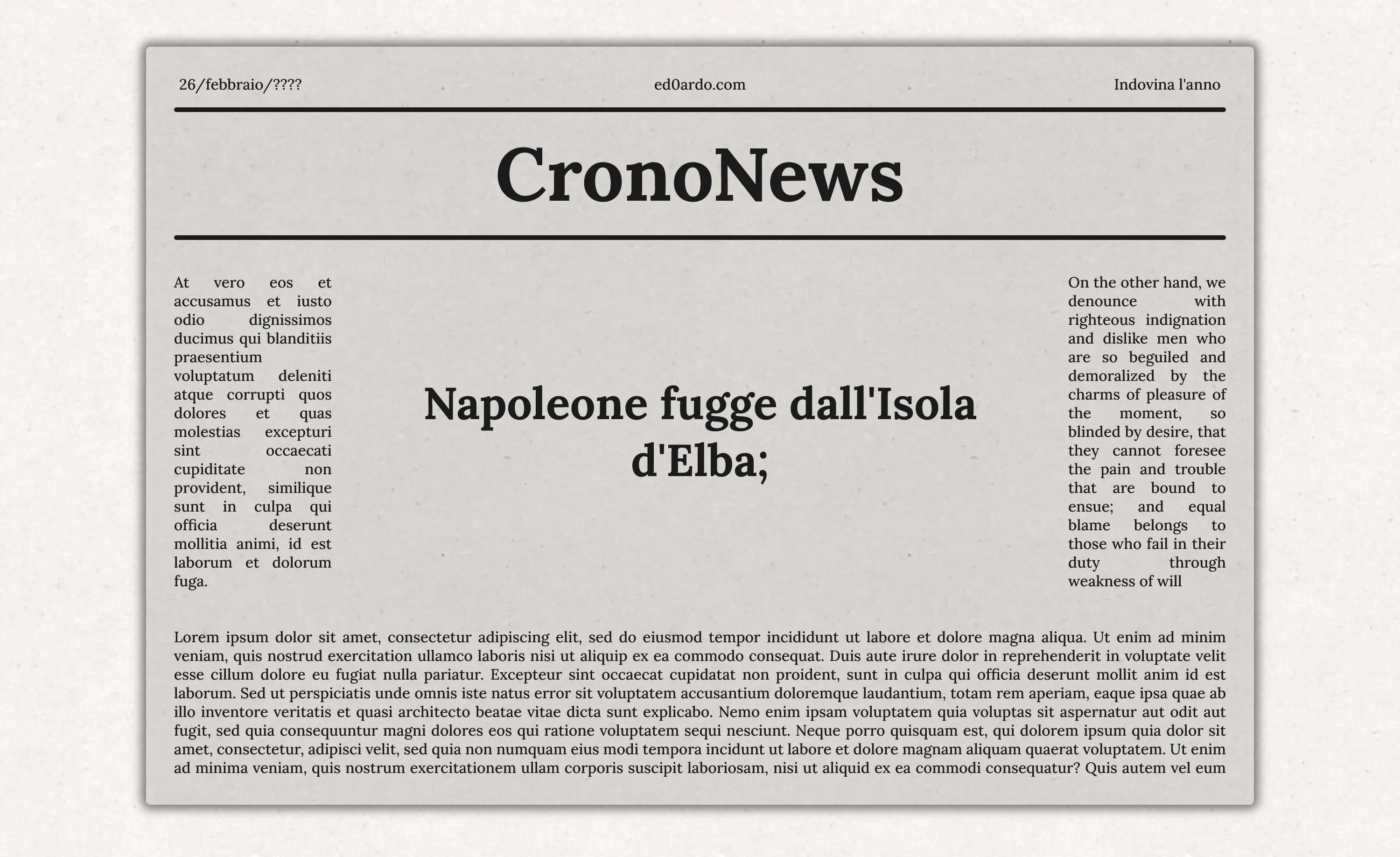 CronoNews