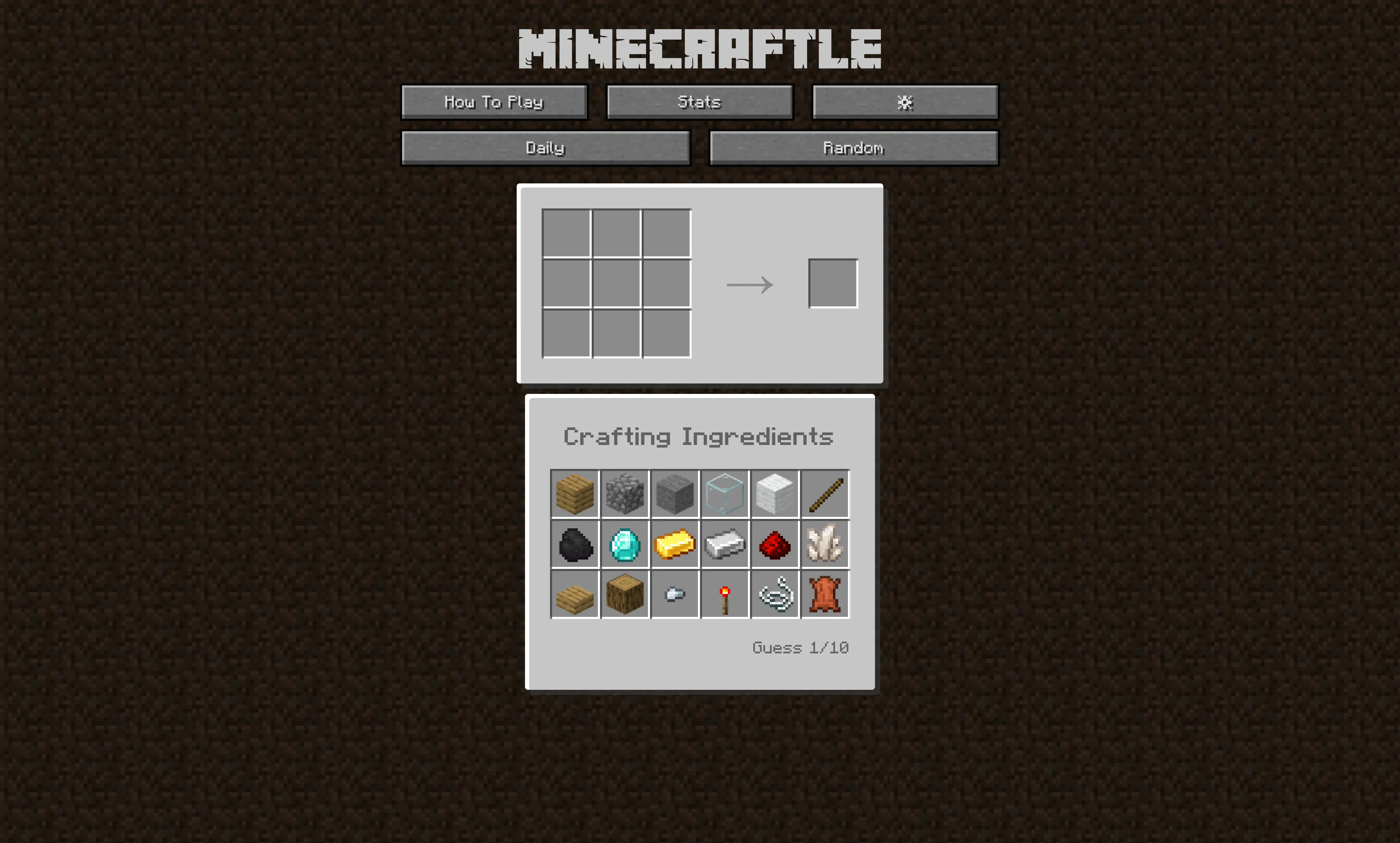 Minecraftle