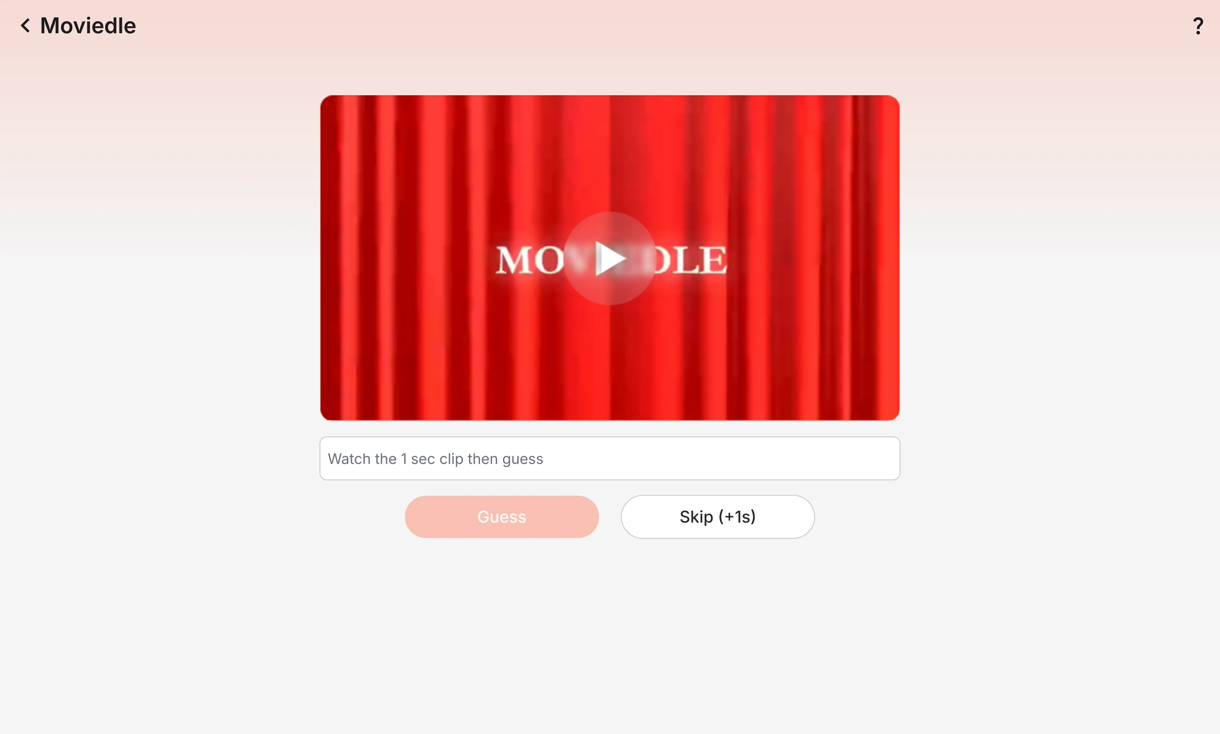 Moviedle
